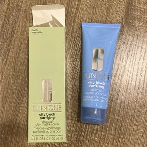 Clinique City Block purifying charcoal mask